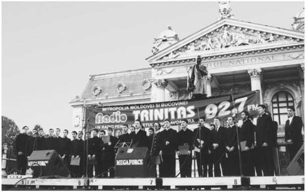Corul Basileus în concert la „Zilele Trinitas”, 2 iunie 2001